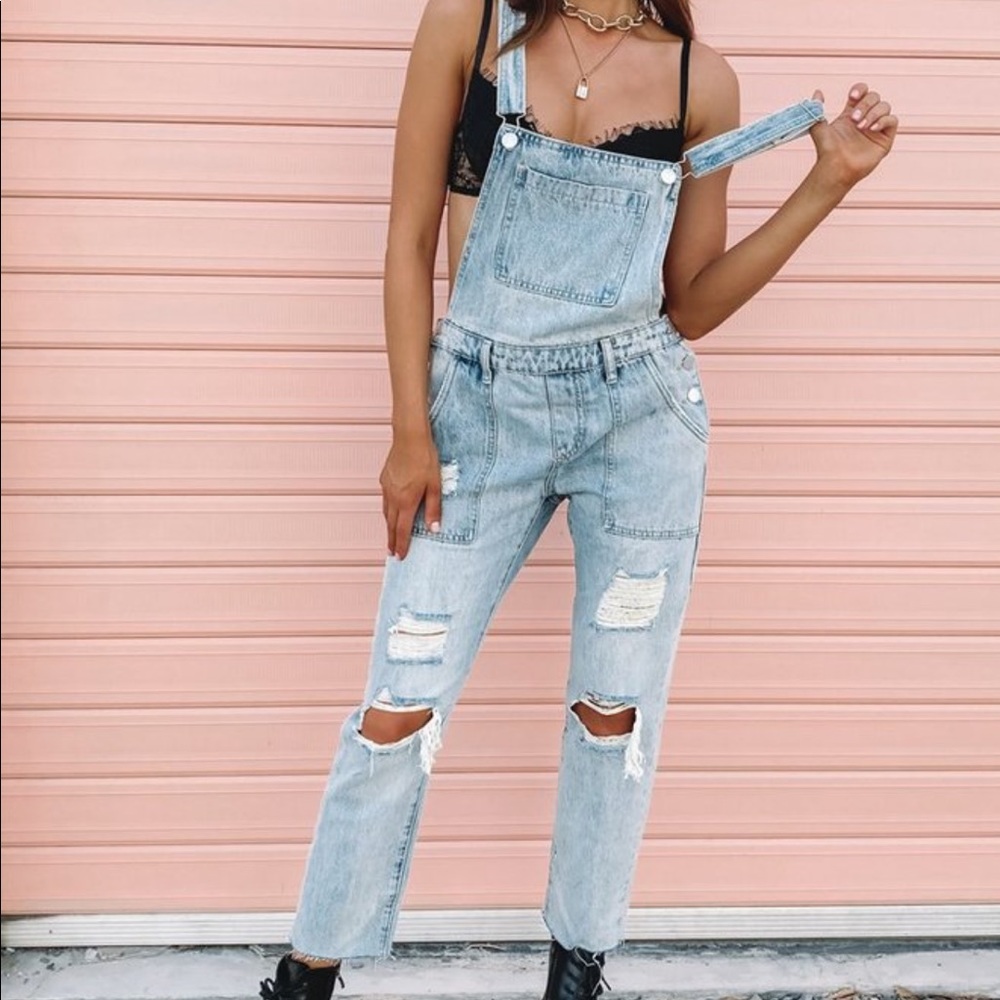 Denim Overalls